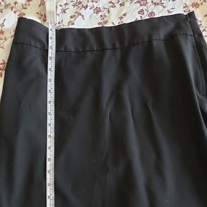 Black pencil skirt